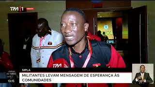 MPLA  Membros do CC dizem estar convictos e coesos na defesa dos ideais do partido [upl. by Aiduan997]