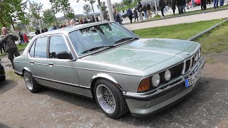 BMW 745i E23  Season Opening 2024  Motorworld Böblingen [upl. by Burnsed]