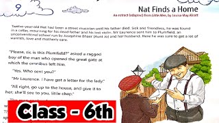 Nat Finds A Home English Class 6 The Magic Carpet Full Chapter 9 In Hindi [upl. by Oinota]