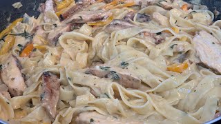 Jerk Chicken Pasta Recipe  Rasta Pasta [upl. by Eyllek]