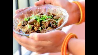 How to cook mutton liver and lungs Mutton liver semigravy recipe  Spicy and traditional [upl. by Arissa347]