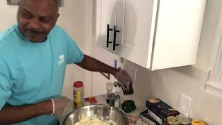 Part 1 Lasagna Preparation migsdogs lasagna smallbusinessowner [upl. by Ano505]