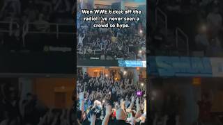 Won WWE tickets summerslam loganpaul wwe laknight crowd milliondollarbaby music hiphop WWF [upl. by Audsley]