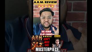 arm review  ajayante randam moshanam reviews  arm review hindi trending shorts viralvideo [upl. by Yud]