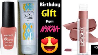 🎉 Free Nykaa Prive Birthday Gift Unboxing 🎁 You Won’t Believe What’s Inside 😍💄 [upl. by Enaelem]