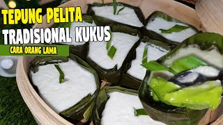 Kuih Tepung Pelita Cukup Lemak amp Manis  Tips buat Acuan daun Guna Kotak Santan [upl. by Anialeh]