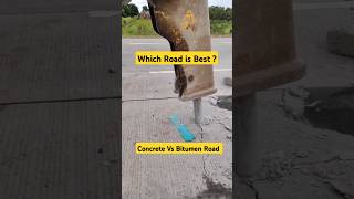 Concrete Vs Bitumen Road  Which Road is best  🤔 [upl. by Shelly675]