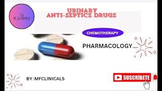 DRUGS FOR URINARY ANTISEPTICS mbbs pharmacology [upl. by Zizaludba]