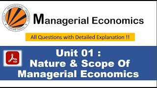 MANAGERIAL ECONOMICS  LPU MBA 1ST SEMESTERlpuonline lovelyprofessionaluniversityeconomics [upl. by Hairym568]