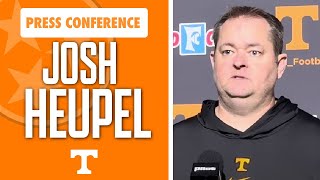 Tennessee head coach Josh Heupel talks during National Signing Day I Volunteers I GBO [upl. by Mueller]