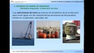 Criterios para el diseño de un emisario submarino con tuberías de PE [upl. by Dorion]