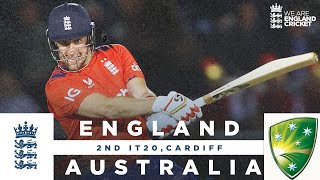 Livingstone Smashes Stunning 87  Highlights  England v Australia  2nd Men’s Vitality IT20 2024 [upl. by Ahsilef]