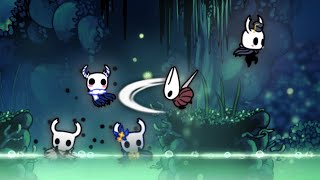 Hollow Knight  Speedrunner vs 4 Hunters but controls randomize every 2 minutes [upl. by Aderf]