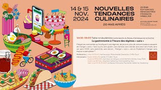 Rencontres Rabelais 2024  Table ronde plénière  La gastronomie à l’heure des régimes « sans » [upl. by Easton]