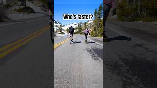 Longboarder Vs Cyclist [upl. by Ahsienroc]