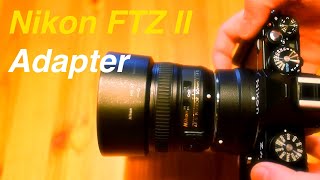 Nikon FTZ II adapter with the black Z fc [upl. by Einaled]