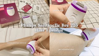 📦 Philips BRE 225 Corded Compact Hair Epilator Unboxing First Impression How to Use [upl. by Kata578]