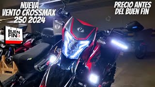 Nueva Vento Crossmax 250 2024😱  ¡La Moto Más barata hasta el momento🔥 [upl. by Breech]