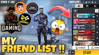 Who is in My List 🔥  FuKreY GaMers [upl. by Dranal]