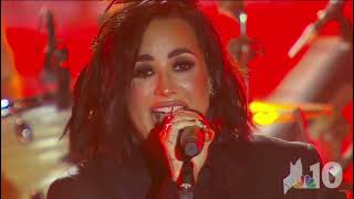 Demi Lovato  Heart Attack Rock Version Live at WAWA Welcome America Festival in Philadelphia 2023 [upl. by Bronson730]