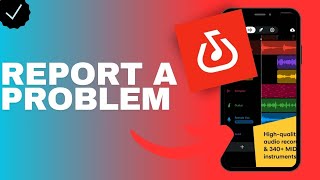 How to report a problem in the Bandlab app [upl. by Scornik993]