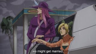 Jojo Stone Ocean Part 3 Ending Scene  Emporio Meets Jolyne Irene After Pucci Reset the Universe [upl. by Chiou]