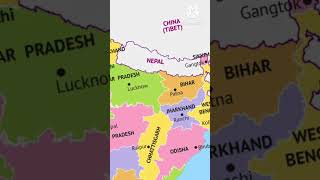 भारत के 7 पड़ोसी देश के साथ सीमाओं  genaral knowledge  India Geography [upl. by Erdda735]