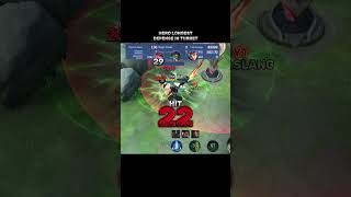 HERO LONGEST DEFENSE IN TURRET  MLBB [upl. by Atinad231]