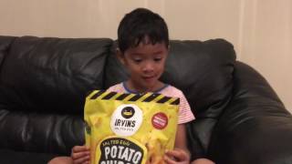 REVIEW Irvins salted egg chips [upl. by Jard]