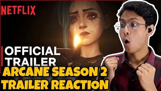 Arcane Season 2  Official Trailer Reaction  Netflix  Holly Verse [upl. by Acirat147]