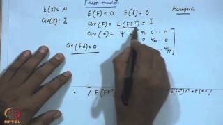 Mod01 Lec33 Factor Analysis [upl. by Romaine]