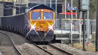 Trains at Apperley Bridge  21032018 [upl. by Aical]