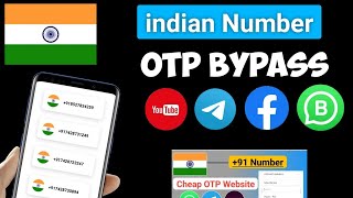 india ka temp Number se otp bypass kaise kare 2024  virtual number se otp bypass kaise kare [upl. by Balbur]