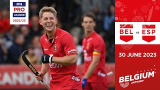 FIH Hockey Pro League 202223 Belgium vs Spain Men Game 1  Highlights [upl. by Nwahsel]