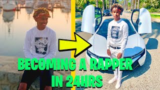 Becoming a Viral Rapper in 24 Hours [upl. by Oiretule712]