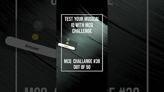 Test Your Musical IQ with MCQ Challenge 3050 asmonline musicschool shorts [upl. by Atikel]