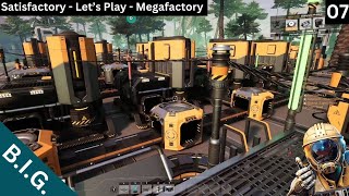 Satisfactory Megafactory  Basic Steel production and Mk3 Logistics Ep07 [upl. by Chelsea]