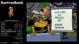 AAAHH Real Monsters SNES Speedrun WR 5850 [upl. by Shifra950]