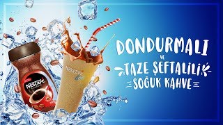 Dondurmalı ve Taze Şeftalili Soğuk Kahve Nasıl Yapılır  NESCAFÉ ICE [upl. by Pulchia403]