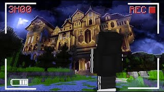 Jexplore un Manoir Hanté à 3h du matin sur Minecraft [upl. by Dnomder]