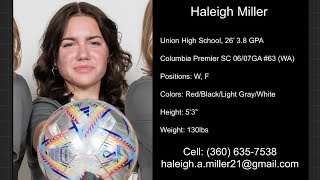 Haleigh Miller 26’ GA Highlights [upl. by Severn]