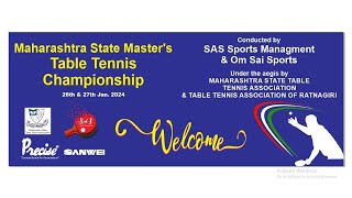 T1 JITU M VS RAJENDRA B MENS 65 SEMI FINAL MAHARASHTRA STATE VETERANS TT CHAMPIONSHIP 24 [upl. by Madriene673]