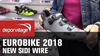 Eurobike 2018  Sidi Wire road cycling shoes 2019 [upl. by Navonoj223]