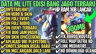 Data ML Lite Full Event 300Mb Terbaru Patch Chip  ML Lite  Cara Mengatasi Lag amp Patah Patah [upl. by Nnyliak]