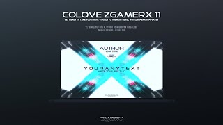 COLOVE ZGamerX 11  ZGameEditor Visualizer Templates Welcome [upl. by Yenitirb408]