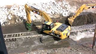 BNSF Super Mud Mole Demo [upl. by Zinck]