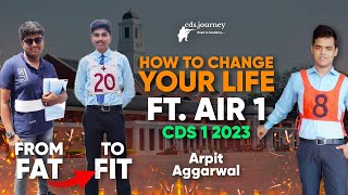 CDS 1 2023 AIR 1  Arpit Aggarwal [upl. by Latterll]