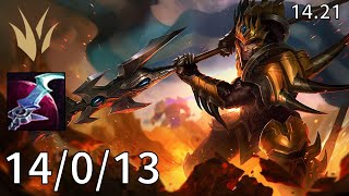 Jarvan IV Jungle vs Nocturne  EUW Master  Patch 1421 [upl. by Ainslie418]