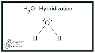 H2O Hybridization Check the full Video [upl. by Clarinda]