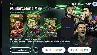 108 Messi 😮 Blitz Curler  MSN Full Pack Opening and Max Rating  Best pack 2024 [upl. by Croft]